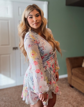 Load image into Gallery viewer, Aires Floral Wrap Dress