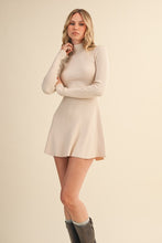 Load image into Gallery viewer, Long Sleeve Flare Mini Dress