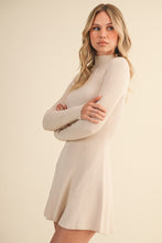 Load image into Gallery viewer, Long Sleeve Flare Mini Dress