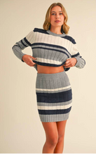 Load image into Gallery viewer, Stripped Knit Skirt