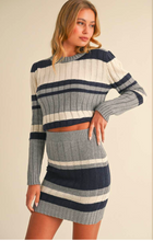 Load image into Gallery viewer, Stripped Knit Skirt