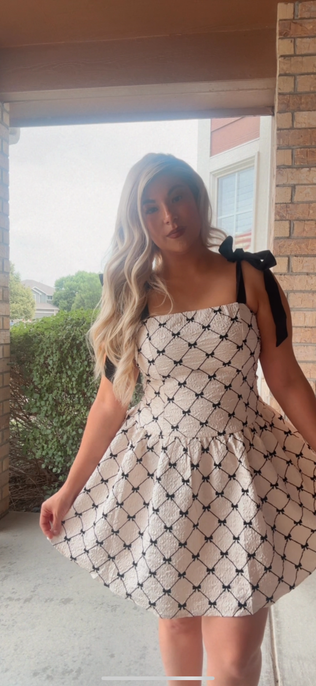 Blessed Bow Tie Dress