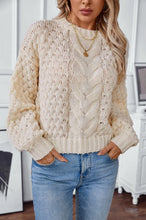 Load image into Gallery viewer, Cable Knit Sweater

