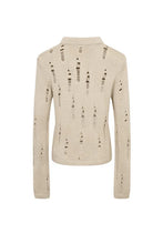 Load image into Gallery viewer, Distressed Collard Knit
