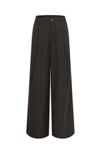 Load image into Gallery viewer, Dark Chocolate Pinstriped Pants
