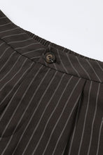 Load image into Gallery viewer, Dark Chocolate Pinstriped Pants
