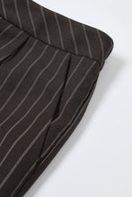 Load image into Gallery viewer, Dark Chocolate Pinstriped Pants
