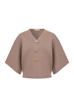 Load image into Gallery viewer, Gold Statement Blouse
