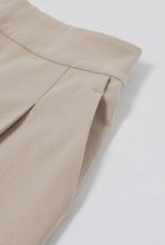 Load image into Gallery viewer, Tailored Wide-Leg Trouser – Neutral Beige
