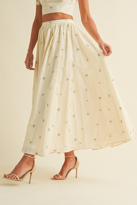 Blanca Botanica Maxi Skirt