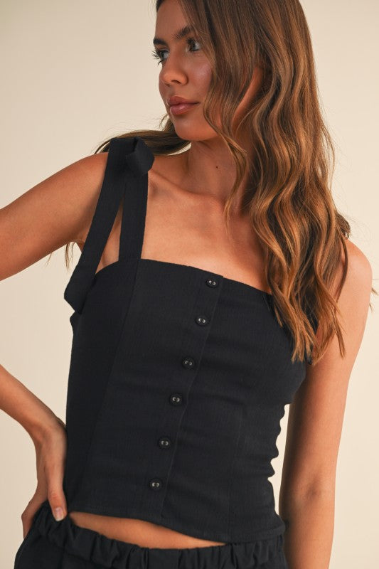 Basic Bows and Buttons Top