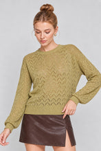Load image into Gallery viewer, Autumn Moss Knit Sweater
