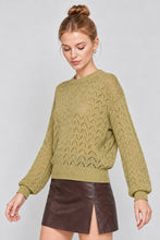Load image into Gallery viewer, Autumn Moss Knit Sweater

