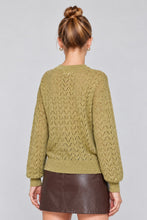 Load image into Gallery viewer, Autumn Moss Knit Sweater
