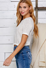 Load image into Gallery viewer, Pink Knit Drawstring Top
