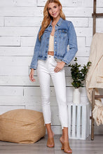 Load image into Gallery viewer, Heavenly Blue Denim Jacket
