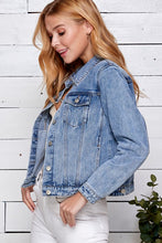 Load image into Gallery viewer, Heavenly Blue Denim Jacket
