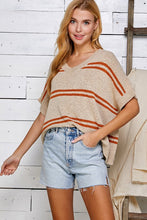 Load image into Gallery viewer, Double Stripe Knit Sweater
