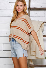 Load image into Gallery viewer, Double Stripe Knit Sweater
