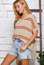 Load image into Gallery viewer, Double Stripe Knit Sweater
