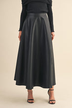 Load image into Gallery viewer, Faux Leather Maxi Skirt
