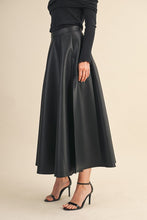 Load image into Gallery viewer, Faux Leather Maxi Skirt
