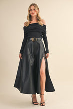 Load image into Gallery viewer, Faux Leather Maxi Skirt
