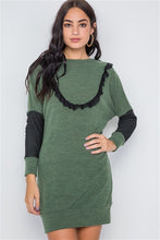 Load image into Gallery viewer, Banded Sleeve Sweater - Olive
