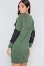 Load image into Gallery viewer, Banded Sleeve Sweater - Olive
