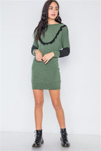 Load image into Gallery viewer, Banded Sleeve Sweater - Olive
