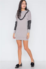 Load image into Gallery viewer, Banded Sleeve Sweater - Grey
