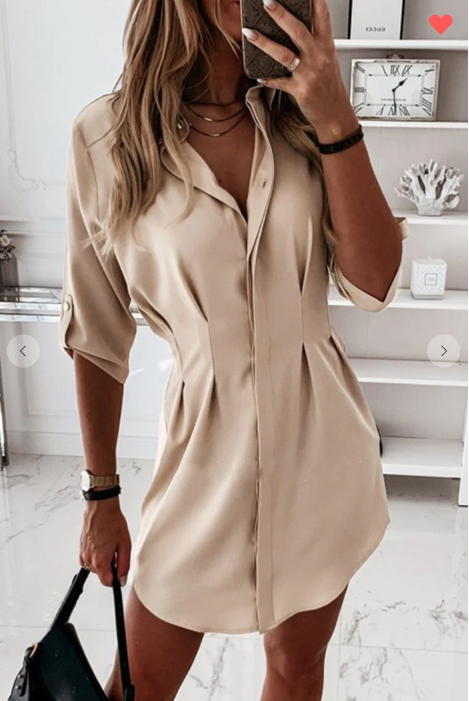 Boyfriend Button-Up Dress