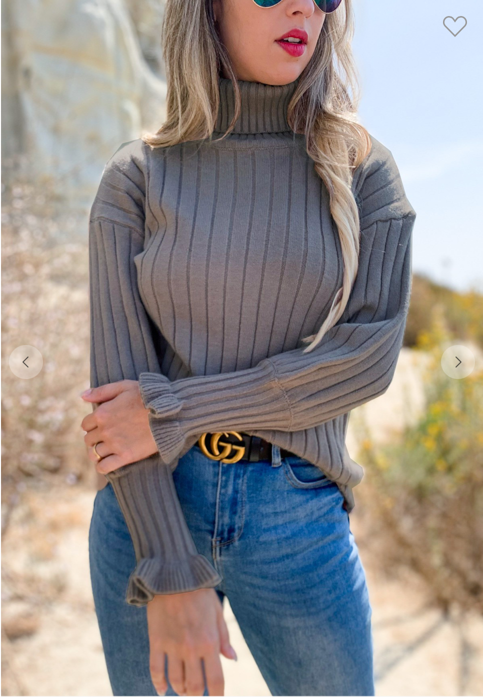 Flare Sleeve Sweater